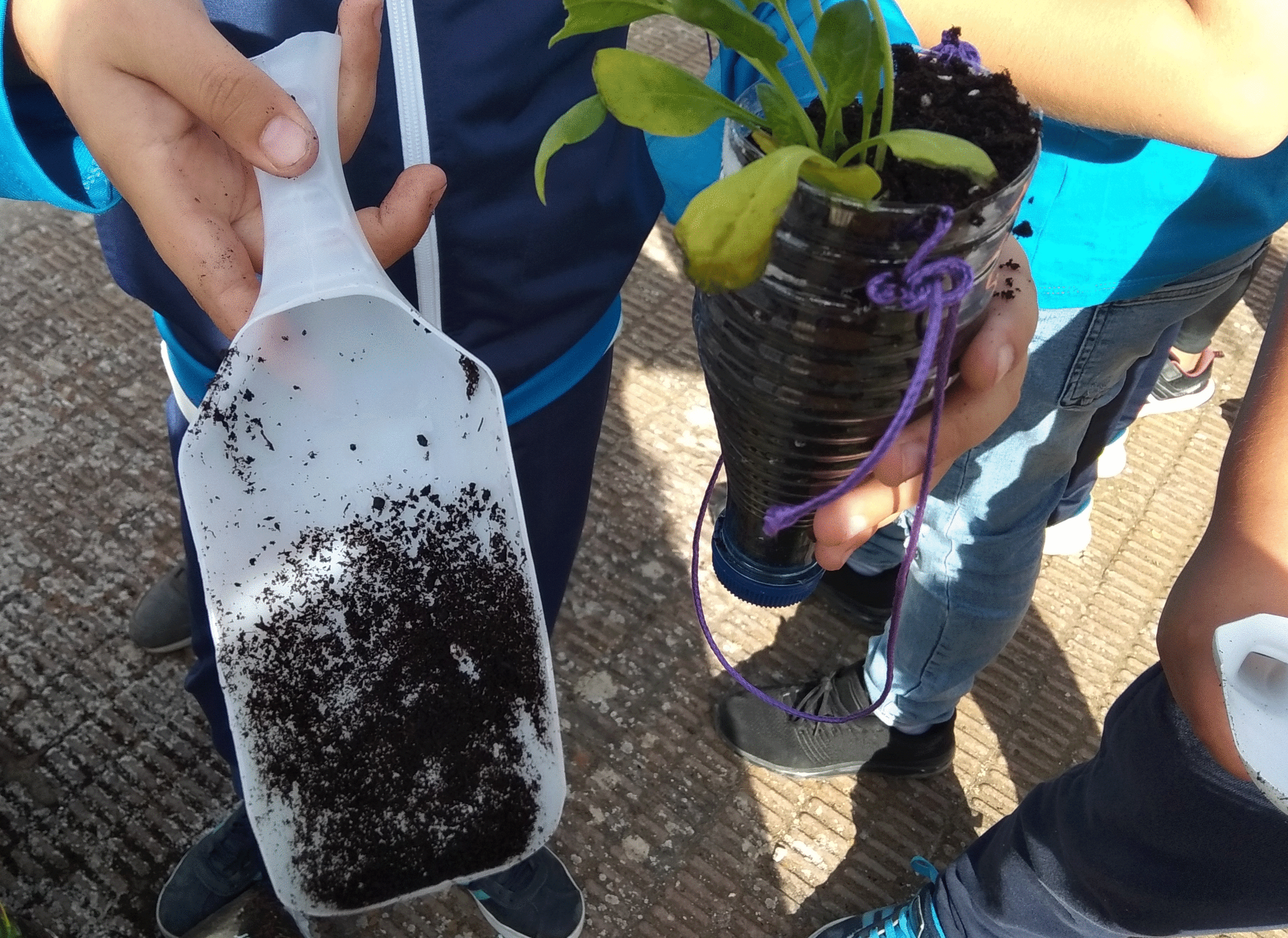 Herramientas recicladas sostenibles